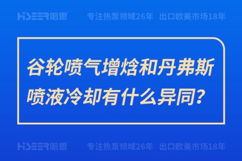 谷轮喷气增焓和丹弗斯喷液冷却有什么异同？