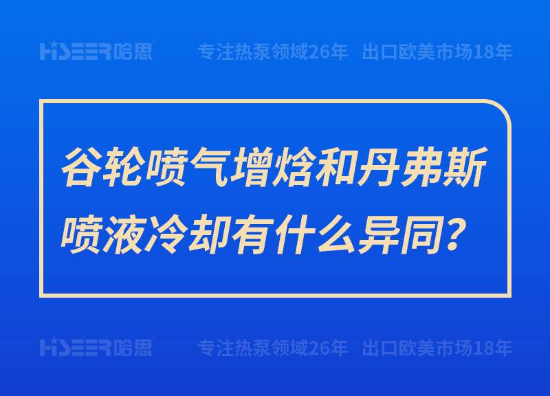 谷轮喷气增焓和丹弗斯喷液冷却有什么异同？